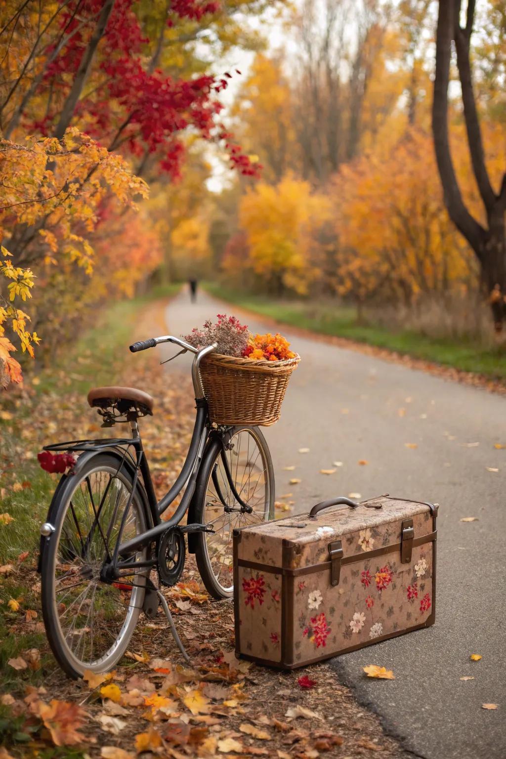 Antique articles infuse a singular diversification to the arrangement.