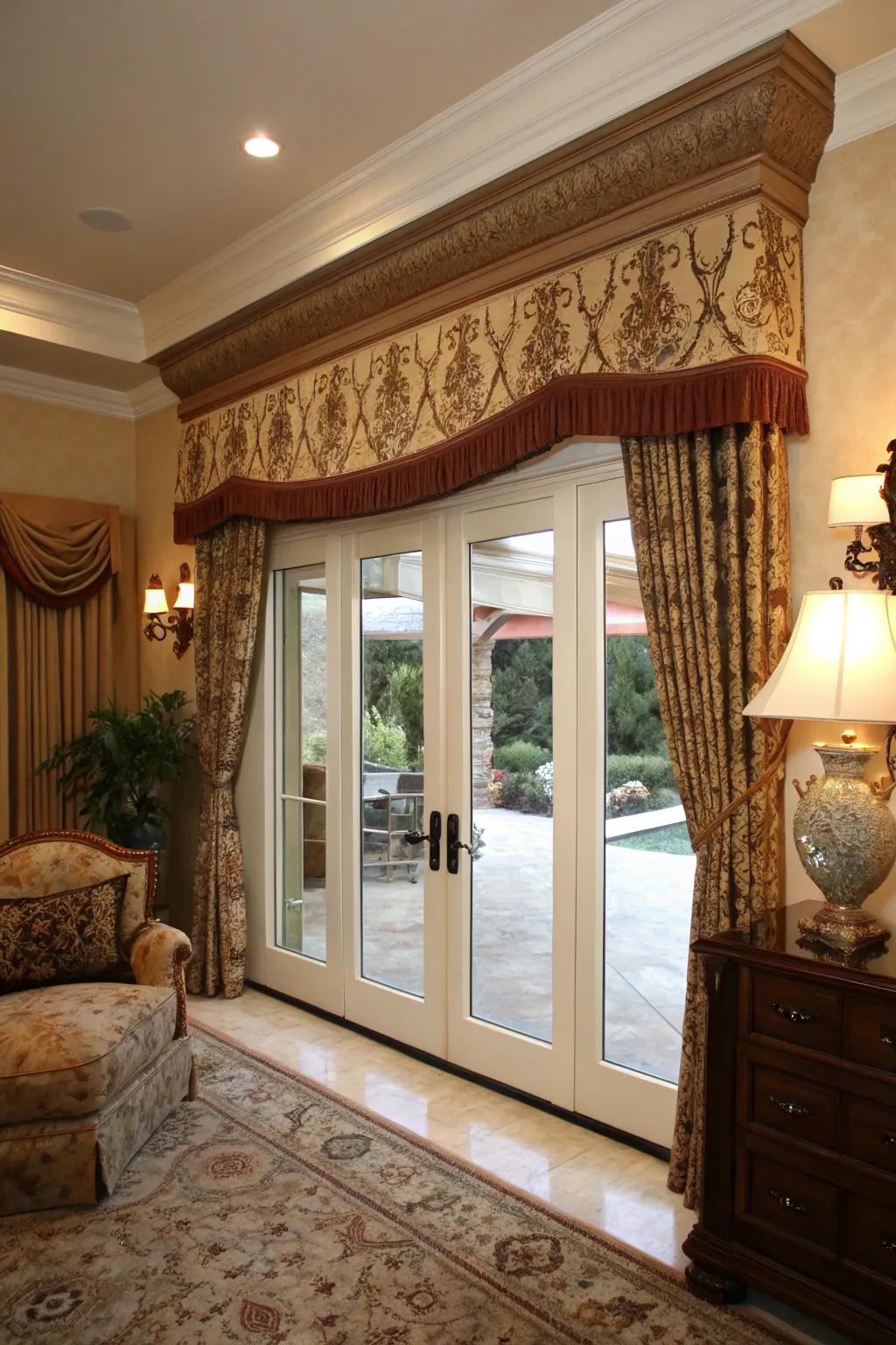 Cornices forge a bold and fashionable declaration.