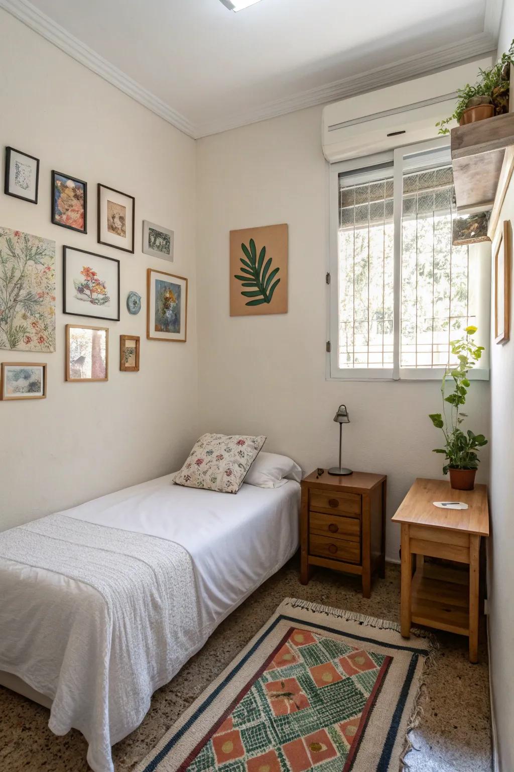 Minimalist ornamentation introduces elegance devoid of clutter.