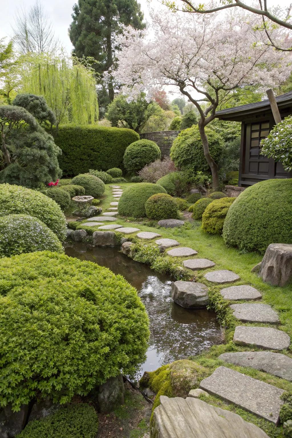 Perennial bushes delivering year-round vibrancy.