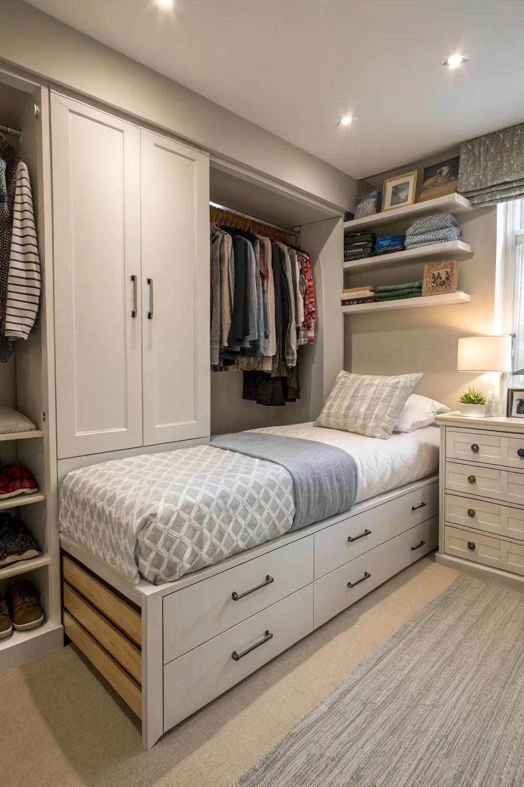 Ingenious storage solutions engineered to optimize space.