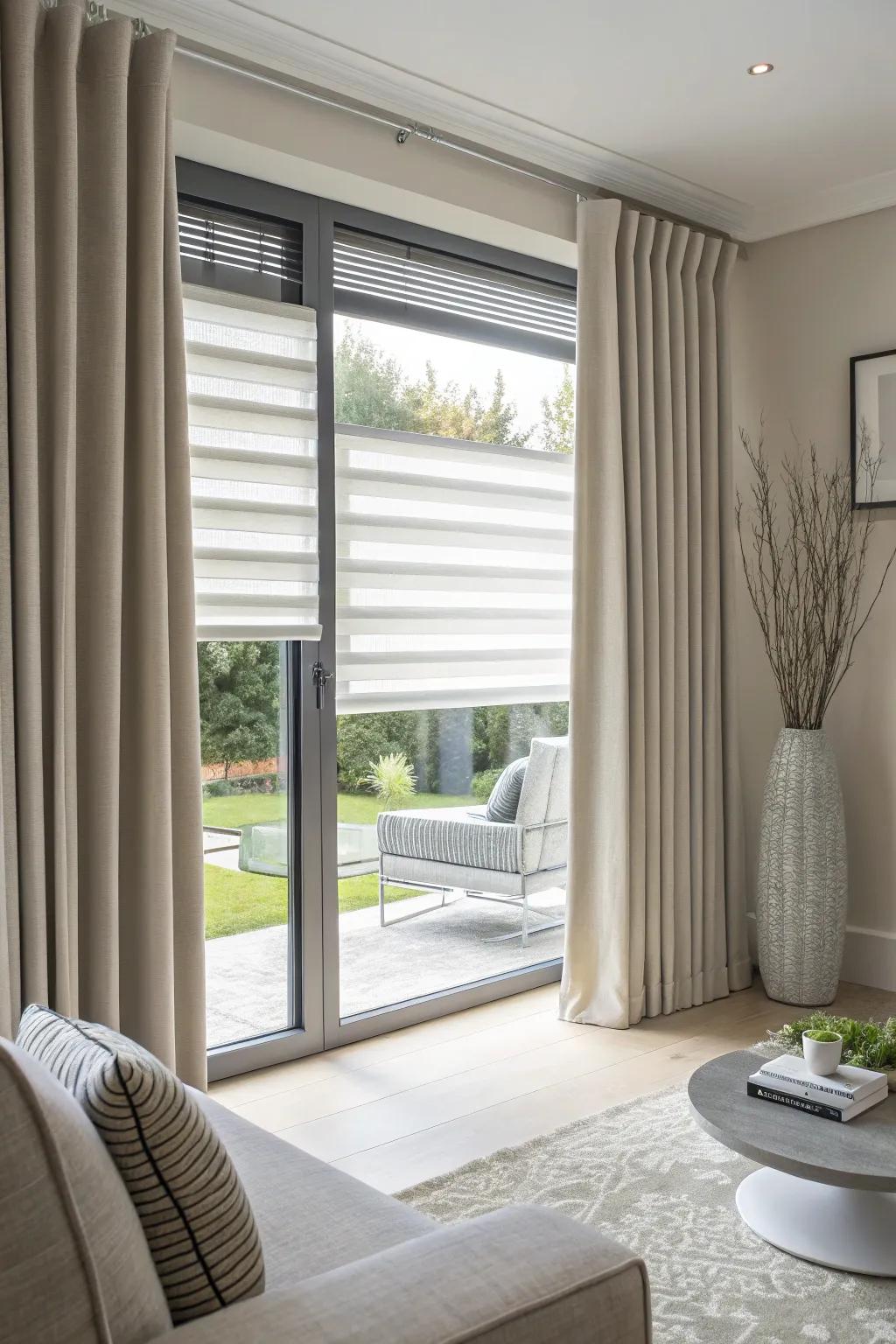 Motorized window solutions amalgamate convenience alongside contemporary style.