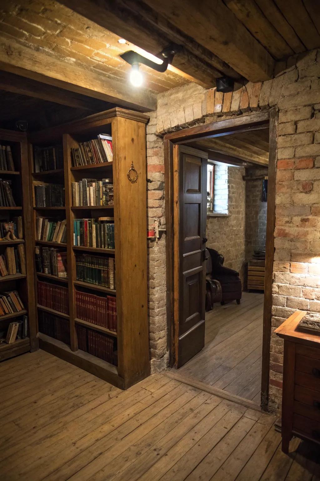 Clandestine doors infuse enigma and allure into your speakeasy.