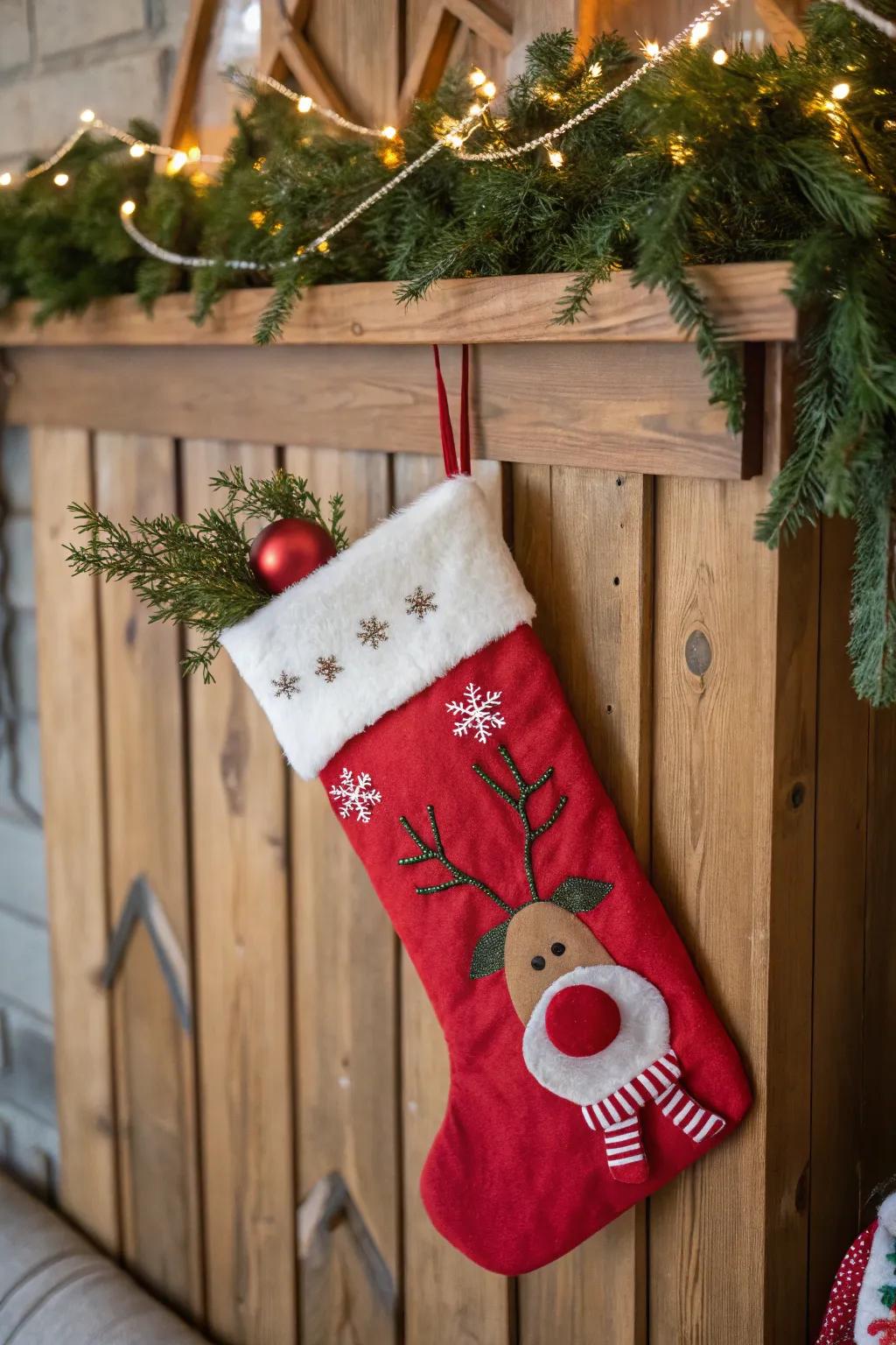 A Rudolph nasal feature contributes a playful nuance.