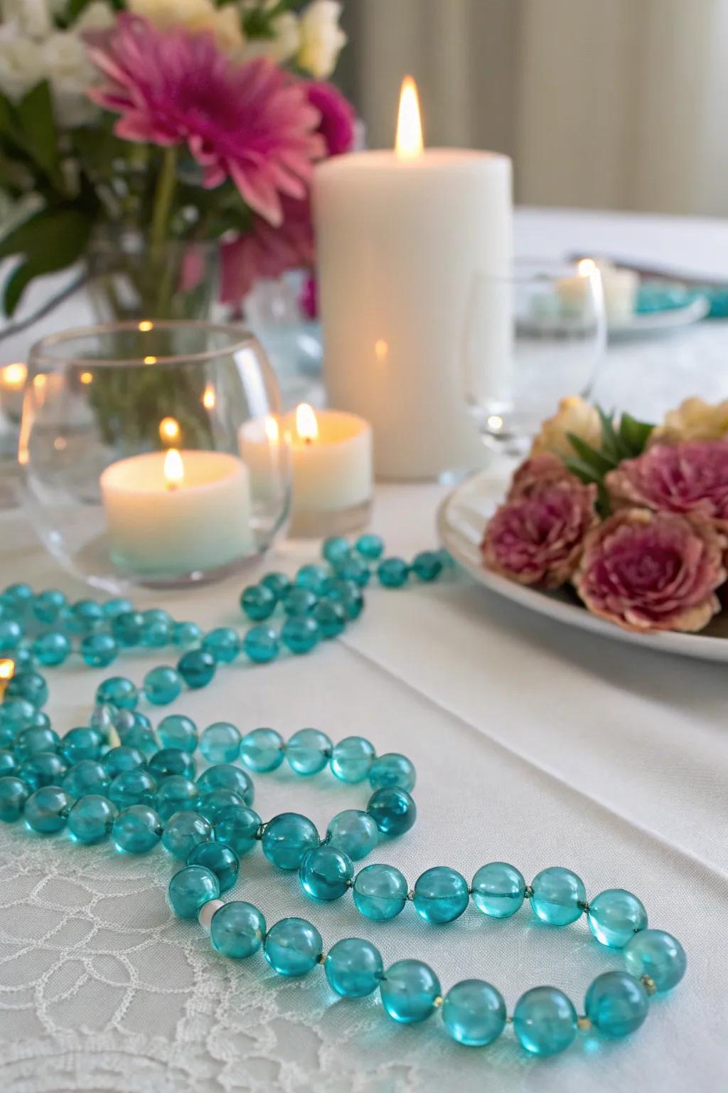 Glass beads contribute a scintilla of sparkle and merriment to your adornments.