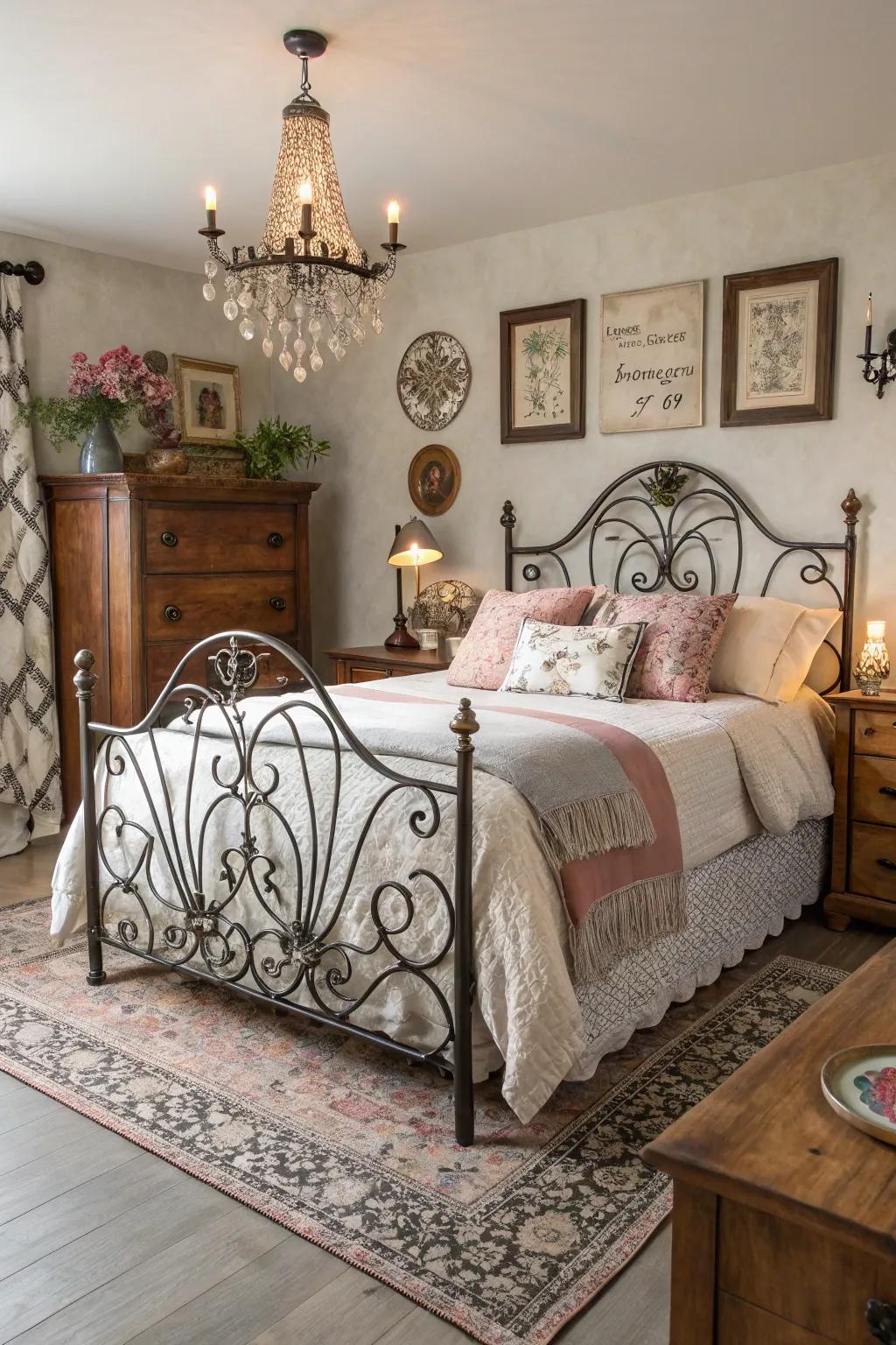 Wrought iron features incorporate a genuine Italian nuance into your decor.