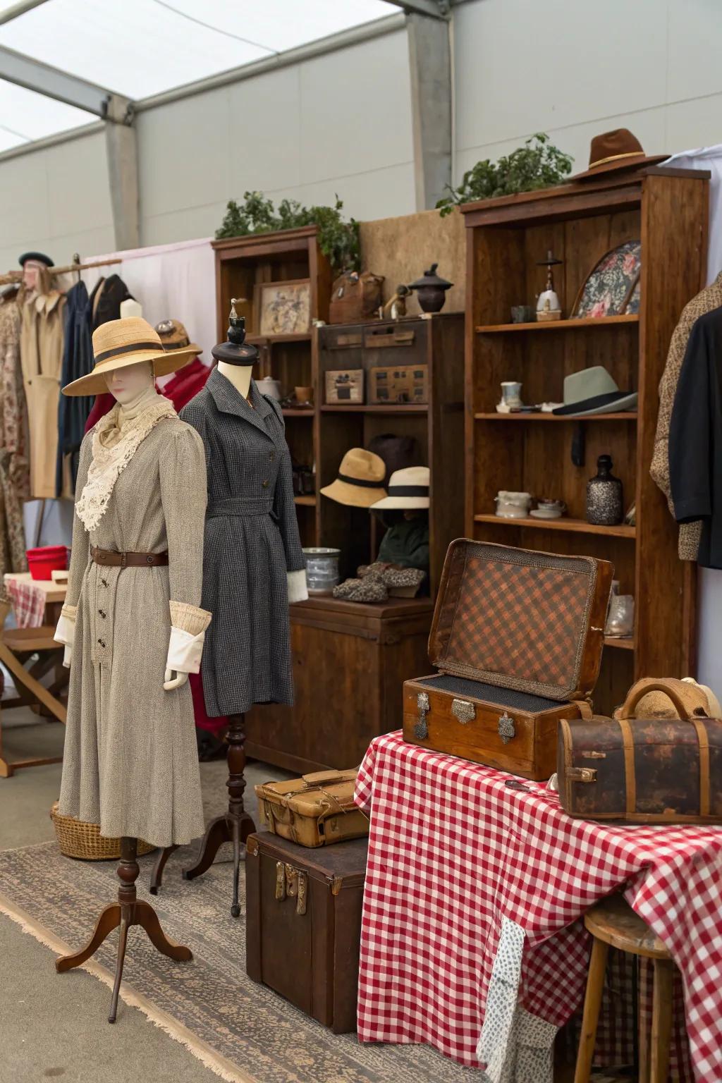 Classic mannequins introduce charm and function to displays.