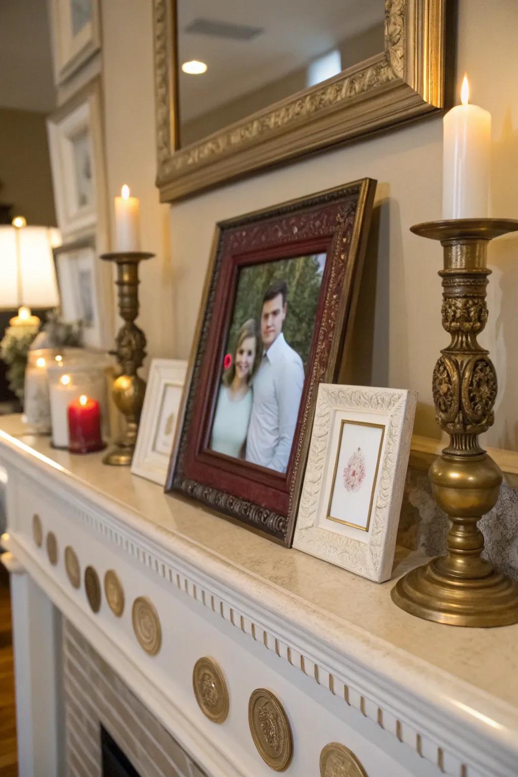Photos and certificates improved with wax seals, creating cherished keepsakes.