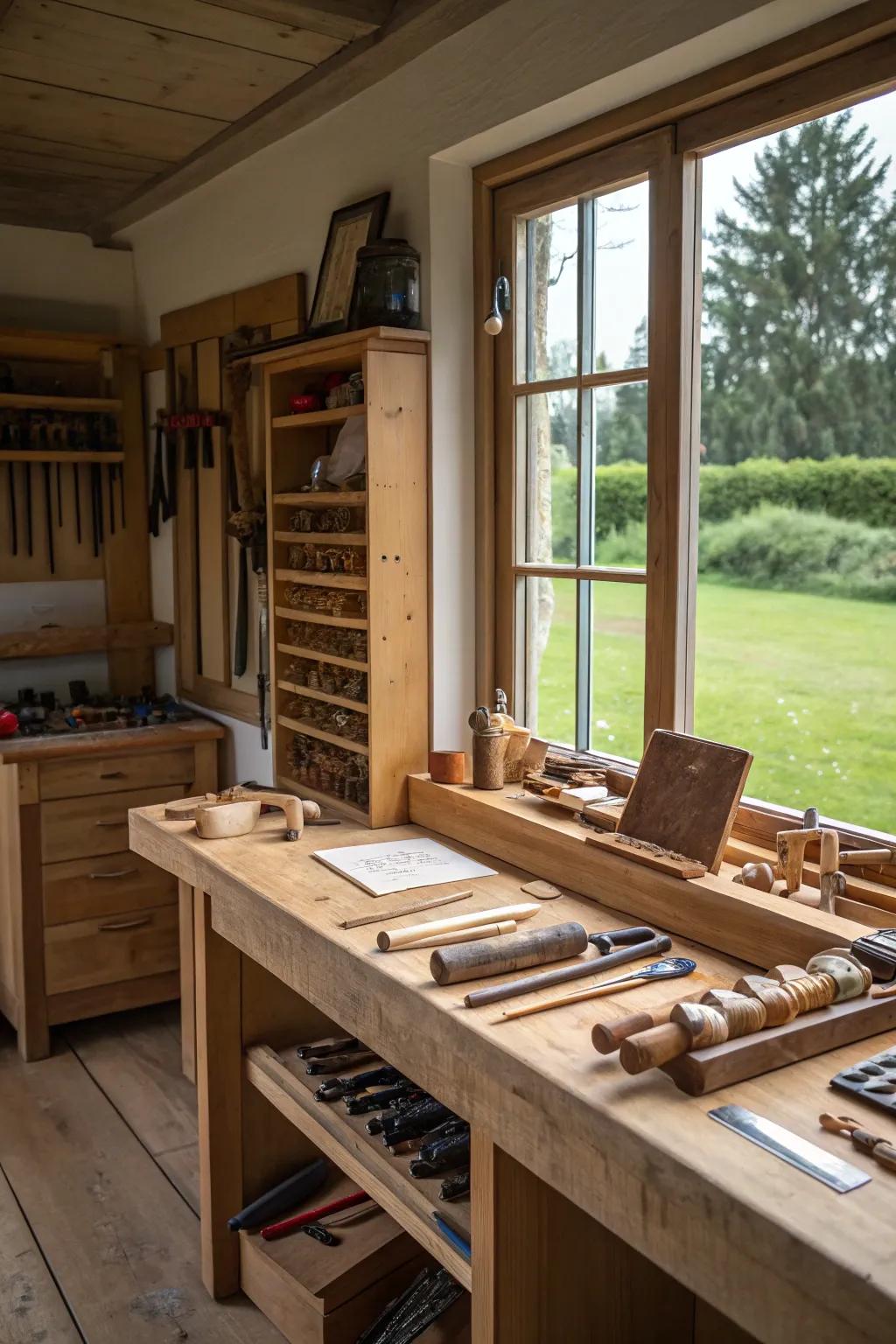 Elevate ventures through a dedicated finishing space that exemplifies artistry and ingenuity.