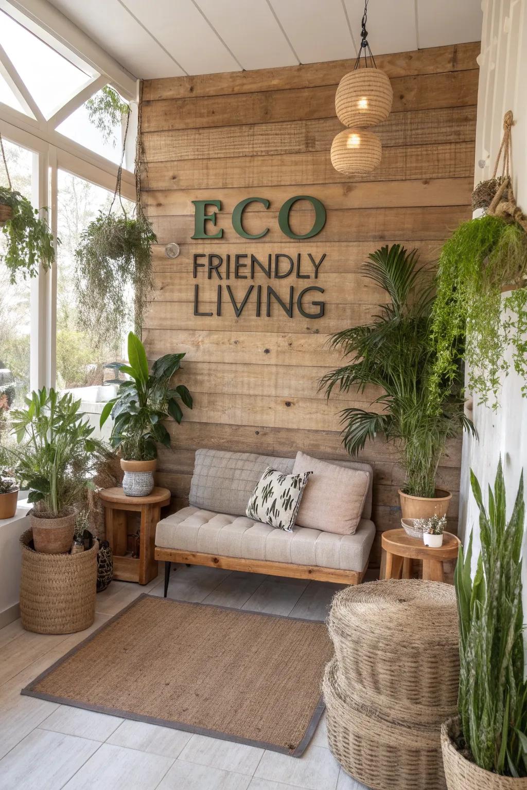 Create responsibly with an eco-conscious word wall.