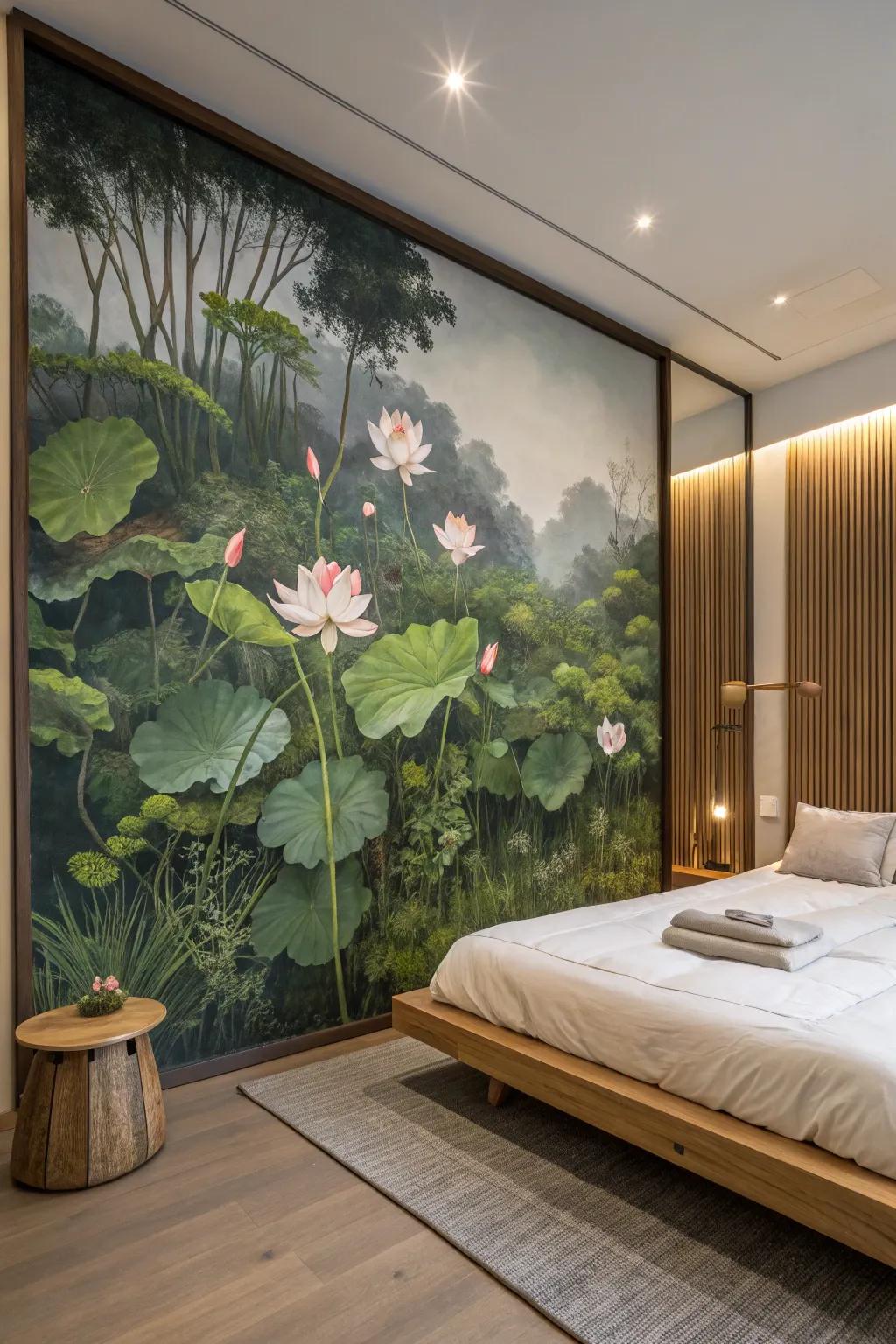 A botanical art links your area with the outdoors.