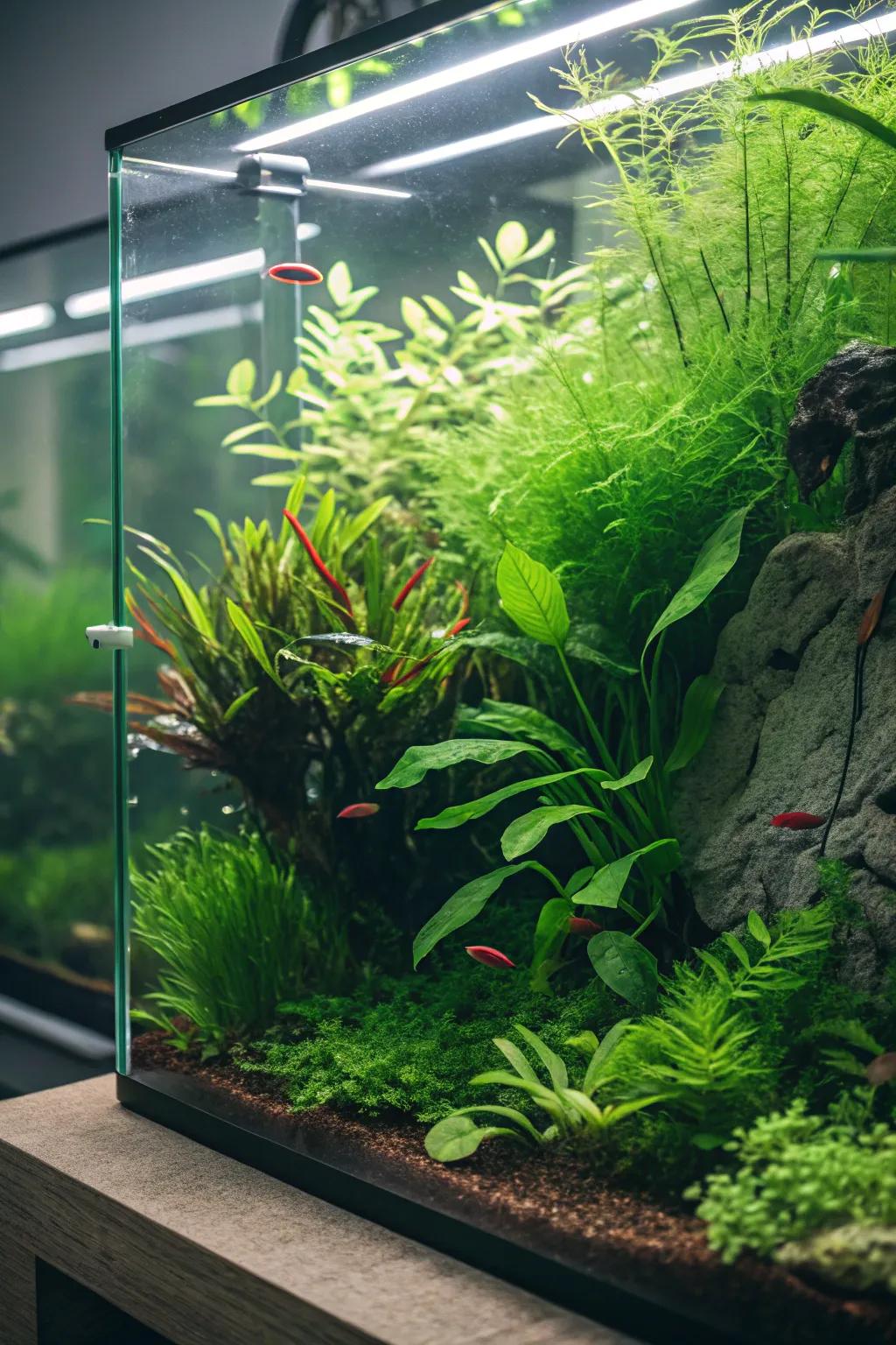 An untamed rainforest aura engenders a vibrant and immersive milieu.