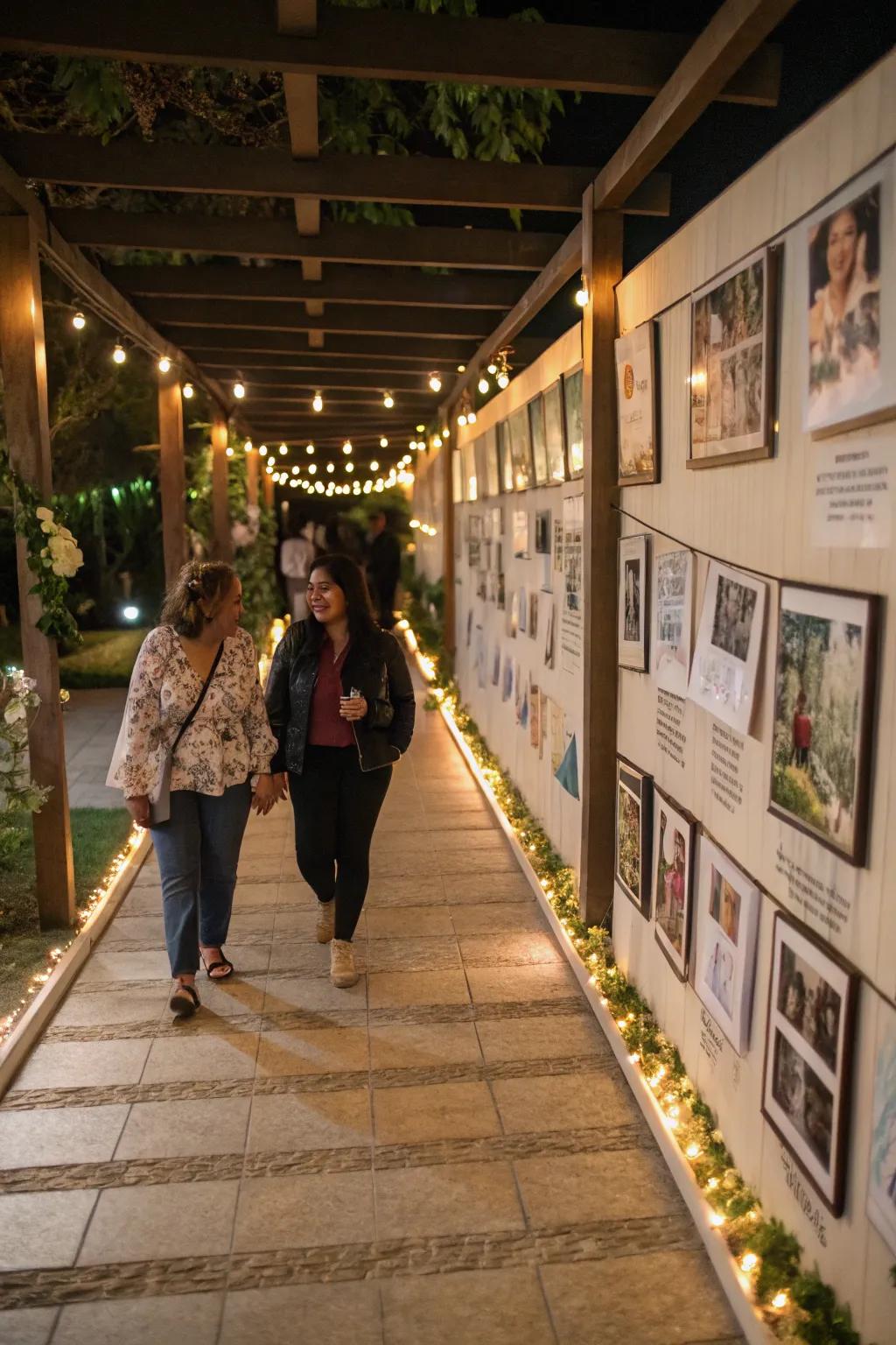 Memory Lane Walkway: Celebrating the Journey