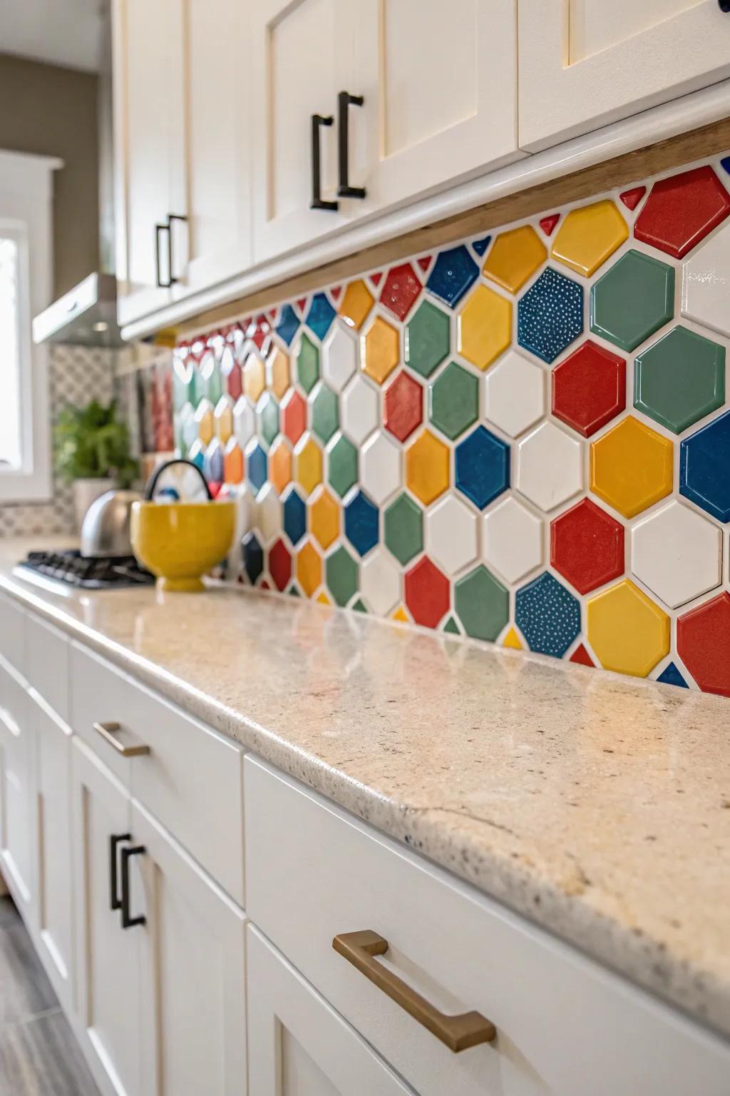 Geometric styling via geometric edge borders.