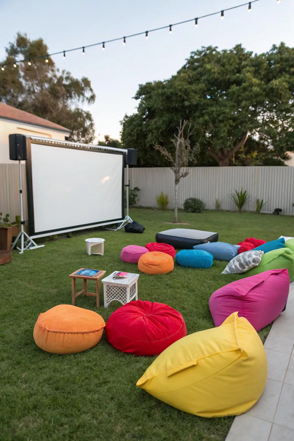 External poufs furnish versatility and comfort for your attendees.