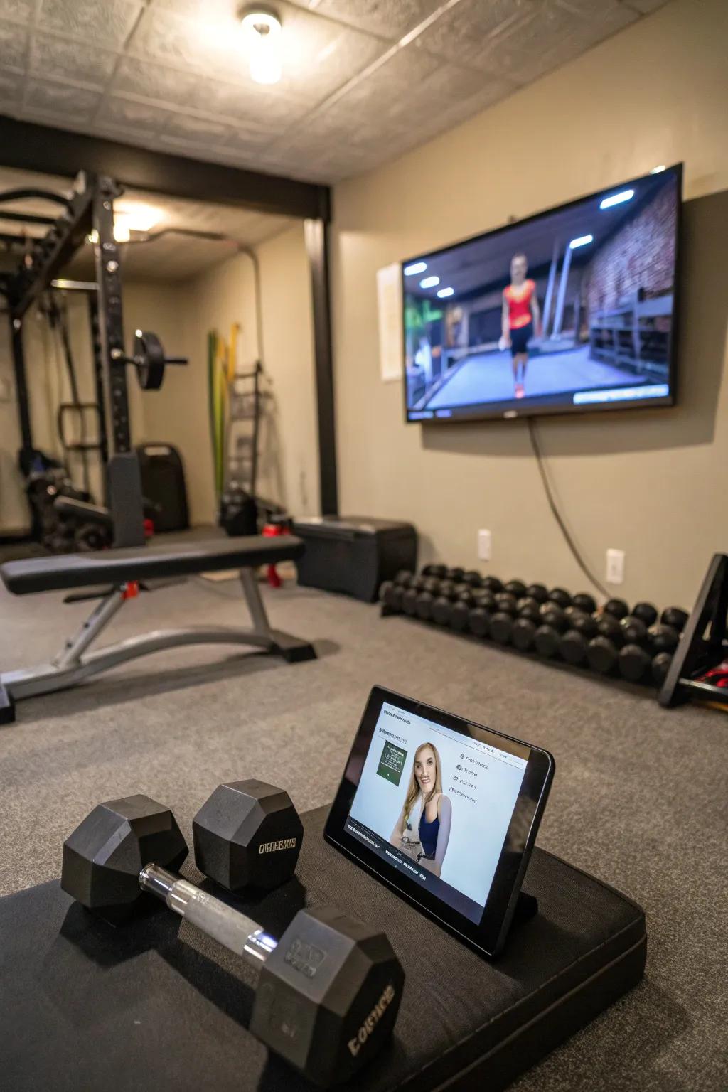 Technology maintains your exercises engaging and varied.