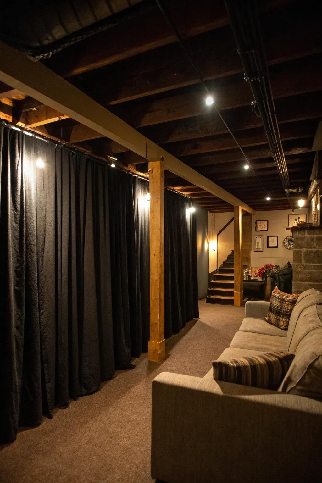 Light-obstructing materials enhance privacy and diminish glare.