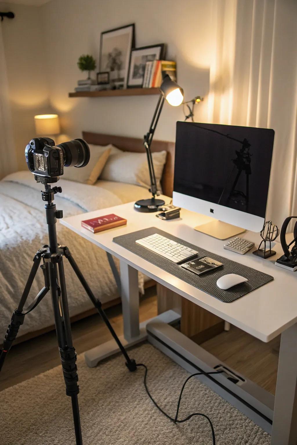 Make your streaming desk flexible and comforting for your needs.