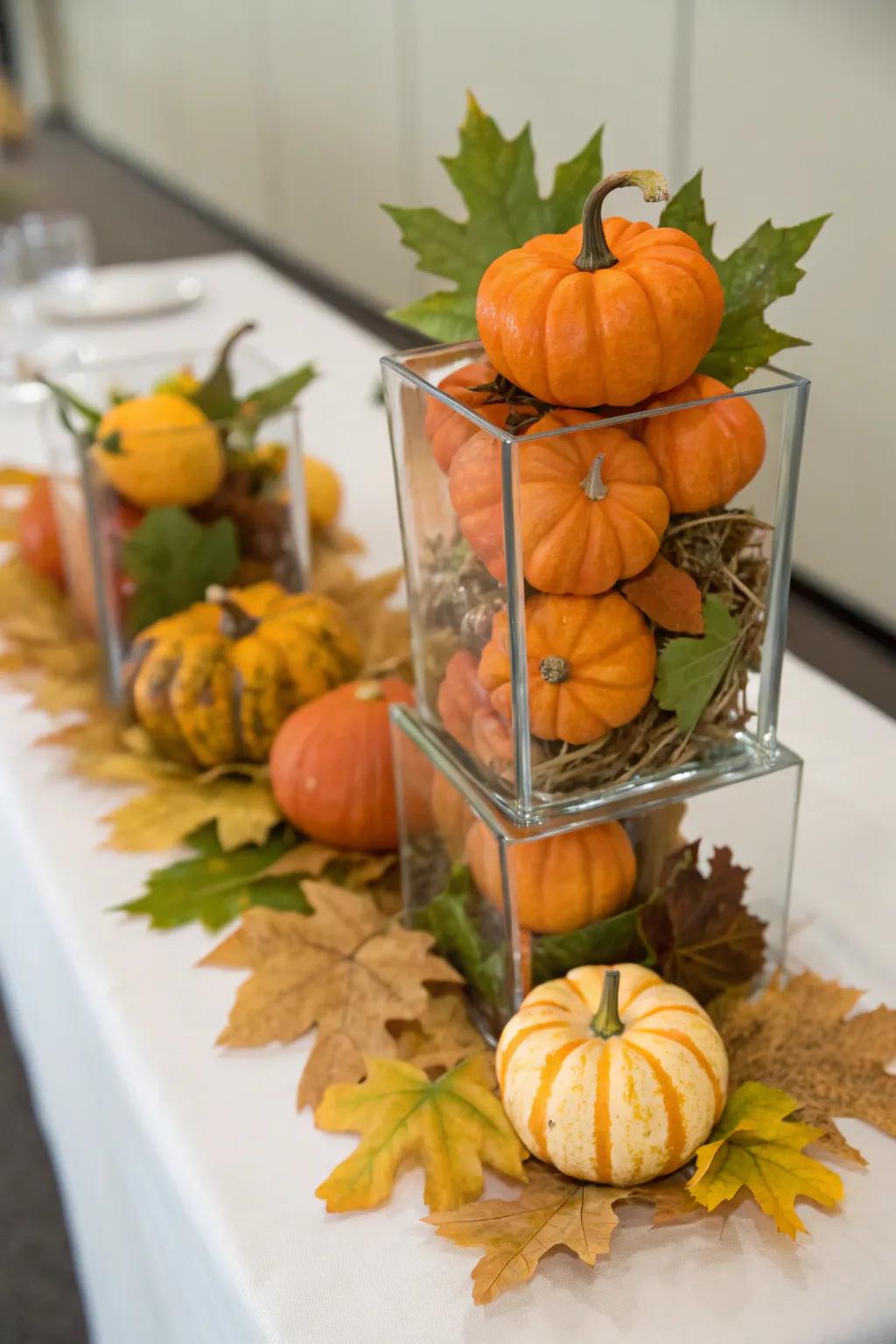 Incorporate an unexpected hint of elegance through innovative crystalline displays.