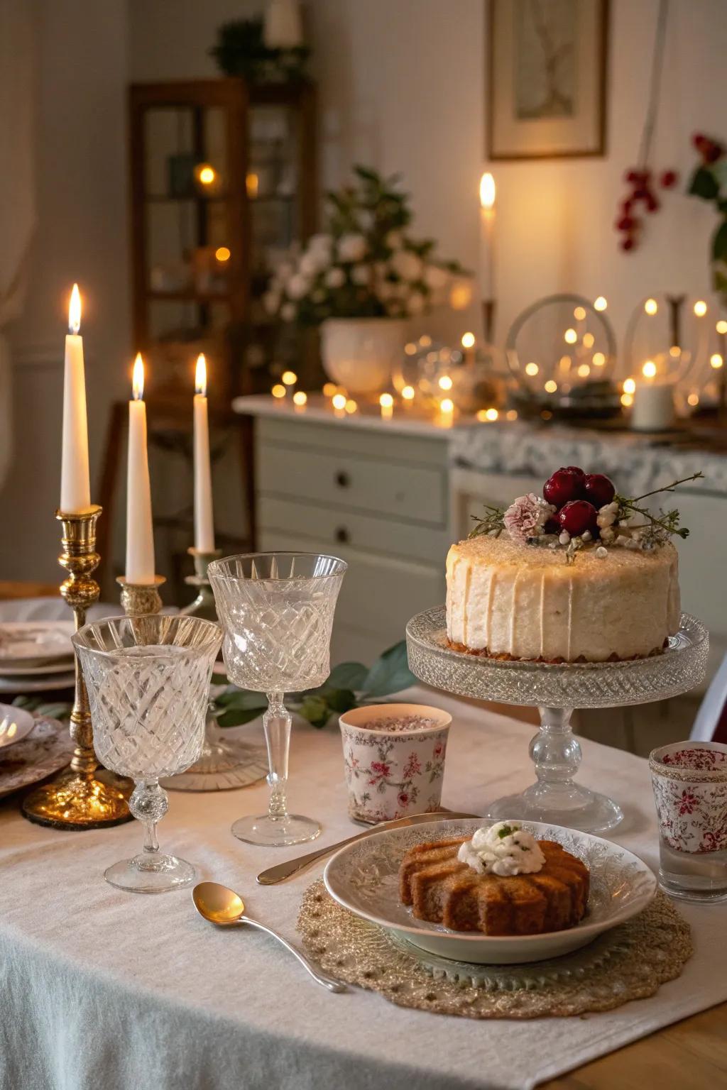 Timeless glassware enriches the table with refinement and a sense of history.