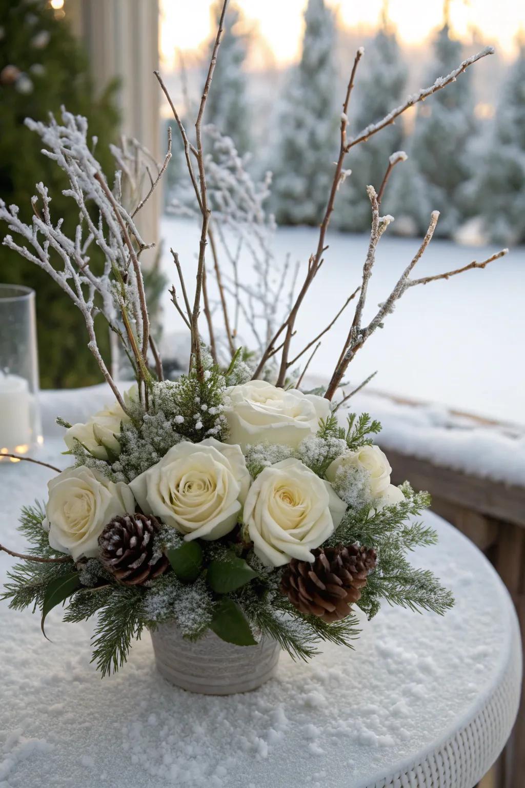 Dreamy all-white wonderland.