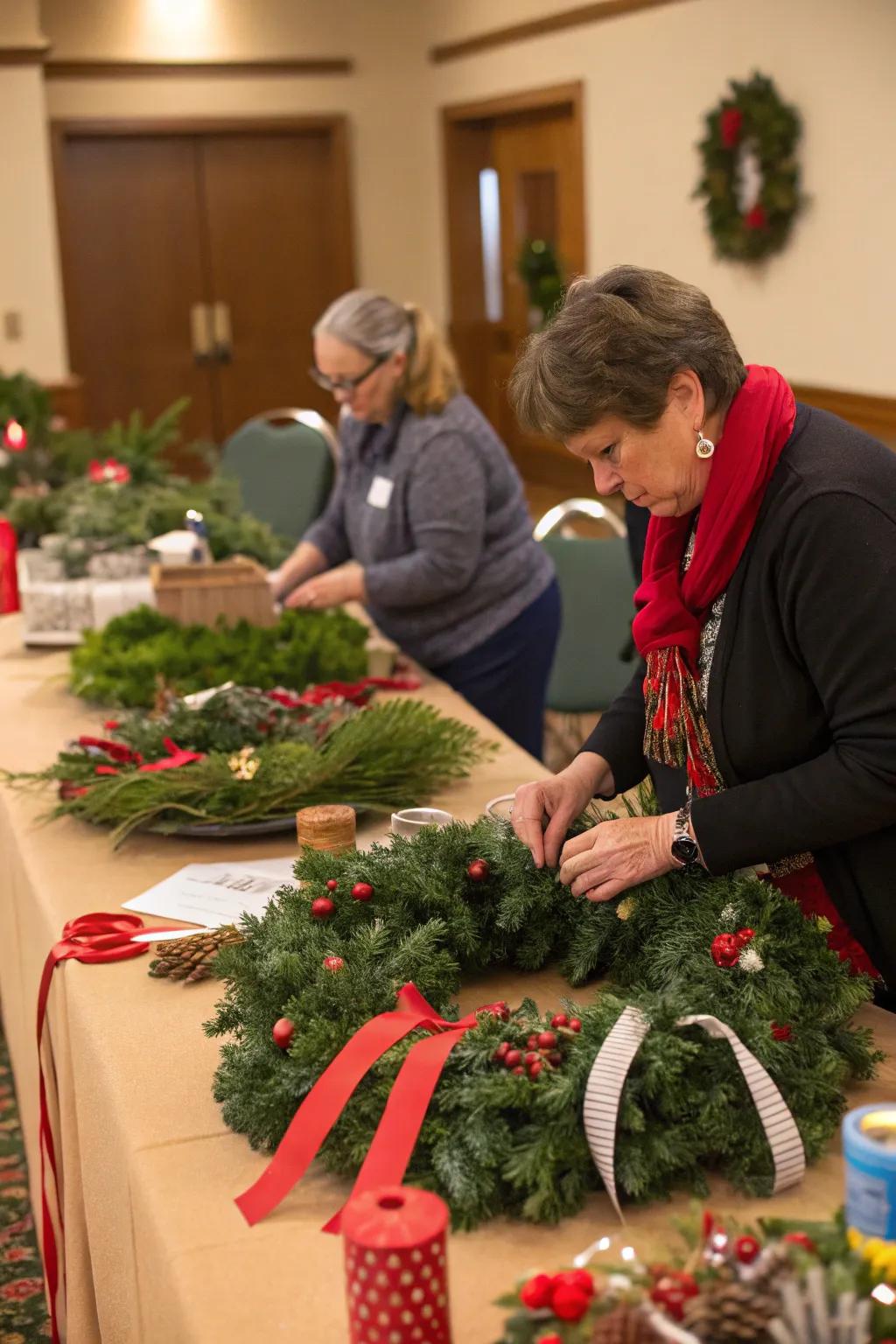 An artistic garland-making workshop eliciting the artist in everyone.