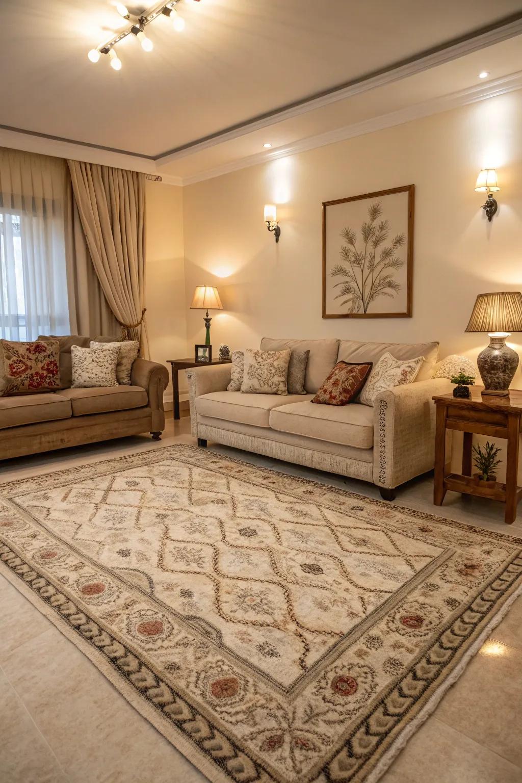 Understated designs inject visual intrigue.