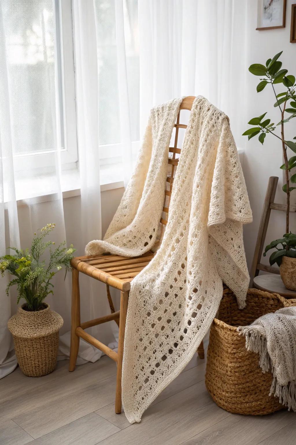 Embrace crisp evenings through a snug crochet bolero, effortlessly conflating unpretentiousness and inherent allure.