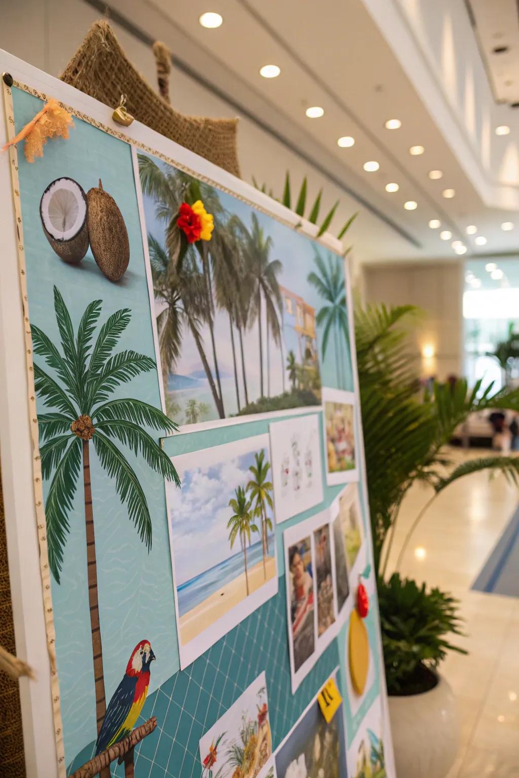 Equatorial Eden bulletin board with an isle vibration.