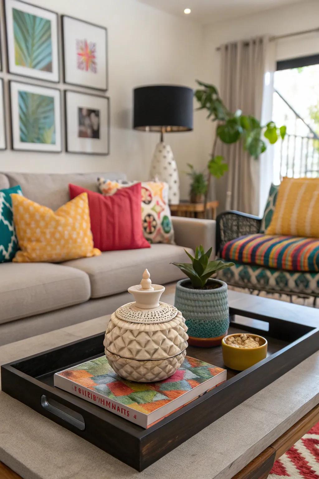 An element of astonishment featuring a whimsical object onto a surface.