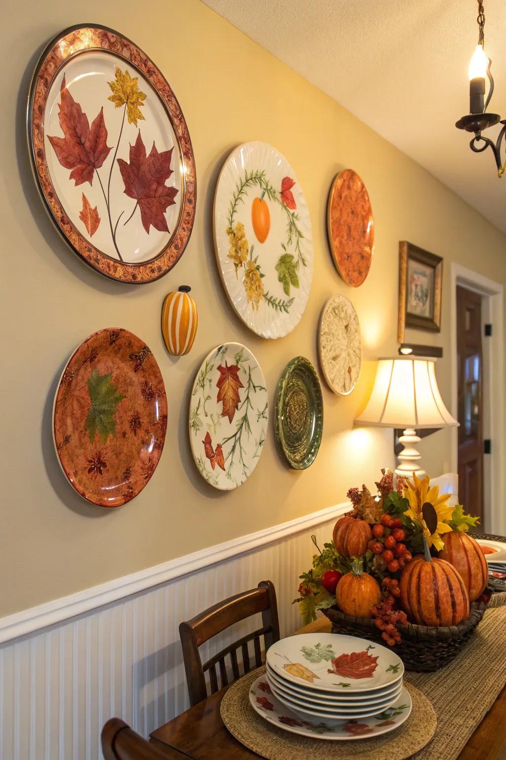 Seasonal plates sustain the vitality and pertinence of your ornamentation.
