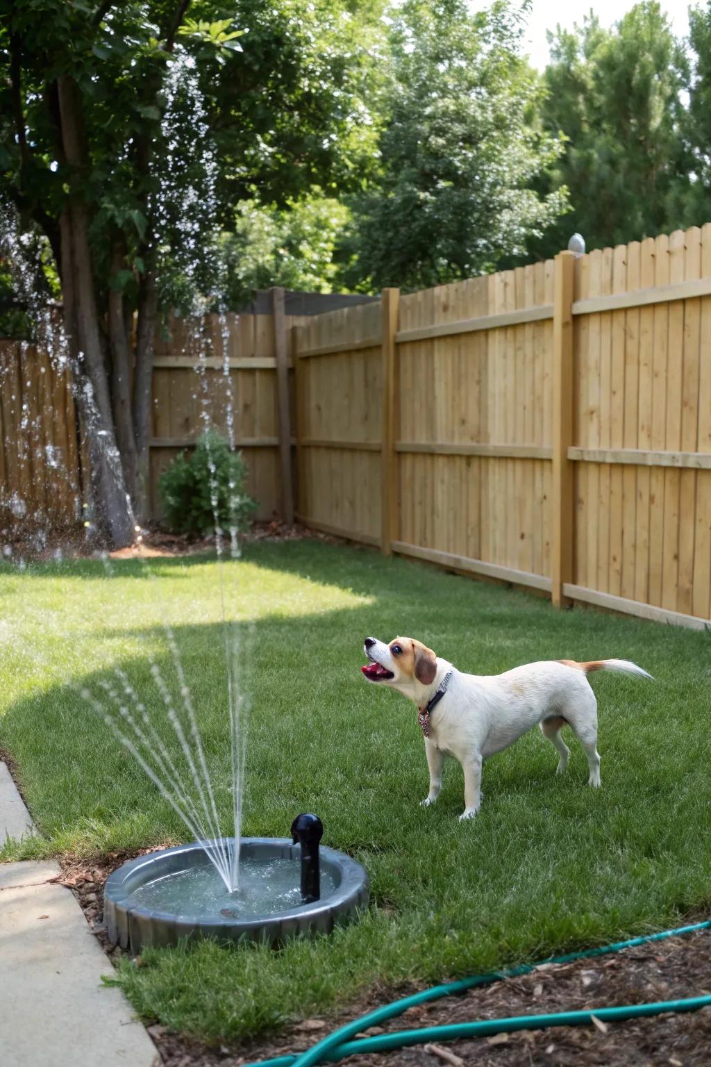 Water features offer refreshment and beauty.