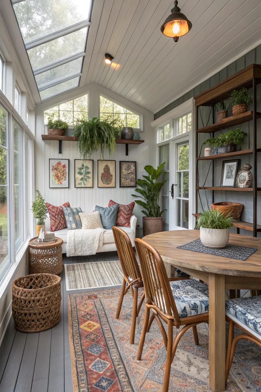 Express your style with an eclectic fusion.