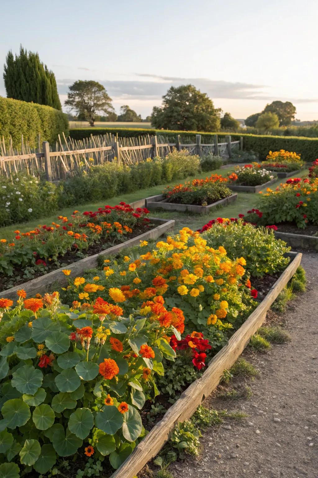 Consumable bloom patches add both color and culinary potential.