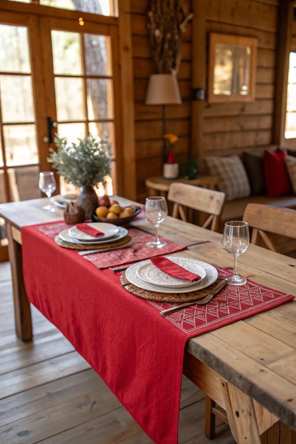 A striking color adornment serves as a captivating centerpiece.