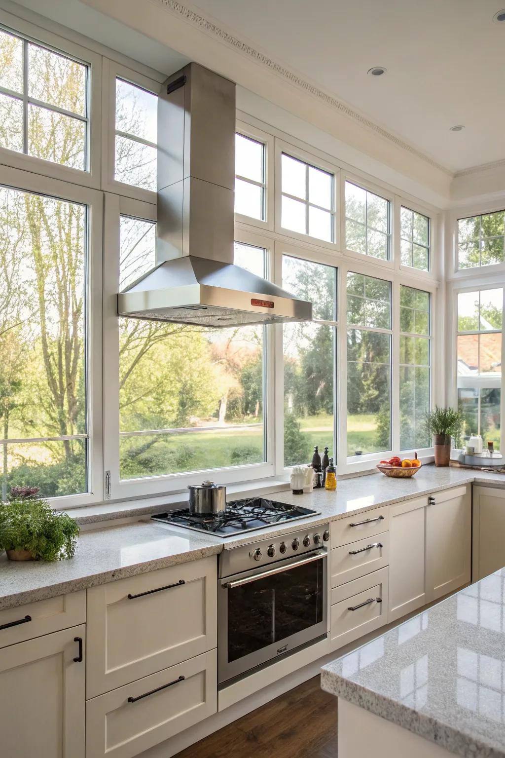 Maintain freshness: Effective ventilation promising an enjoyable cooking adventure.