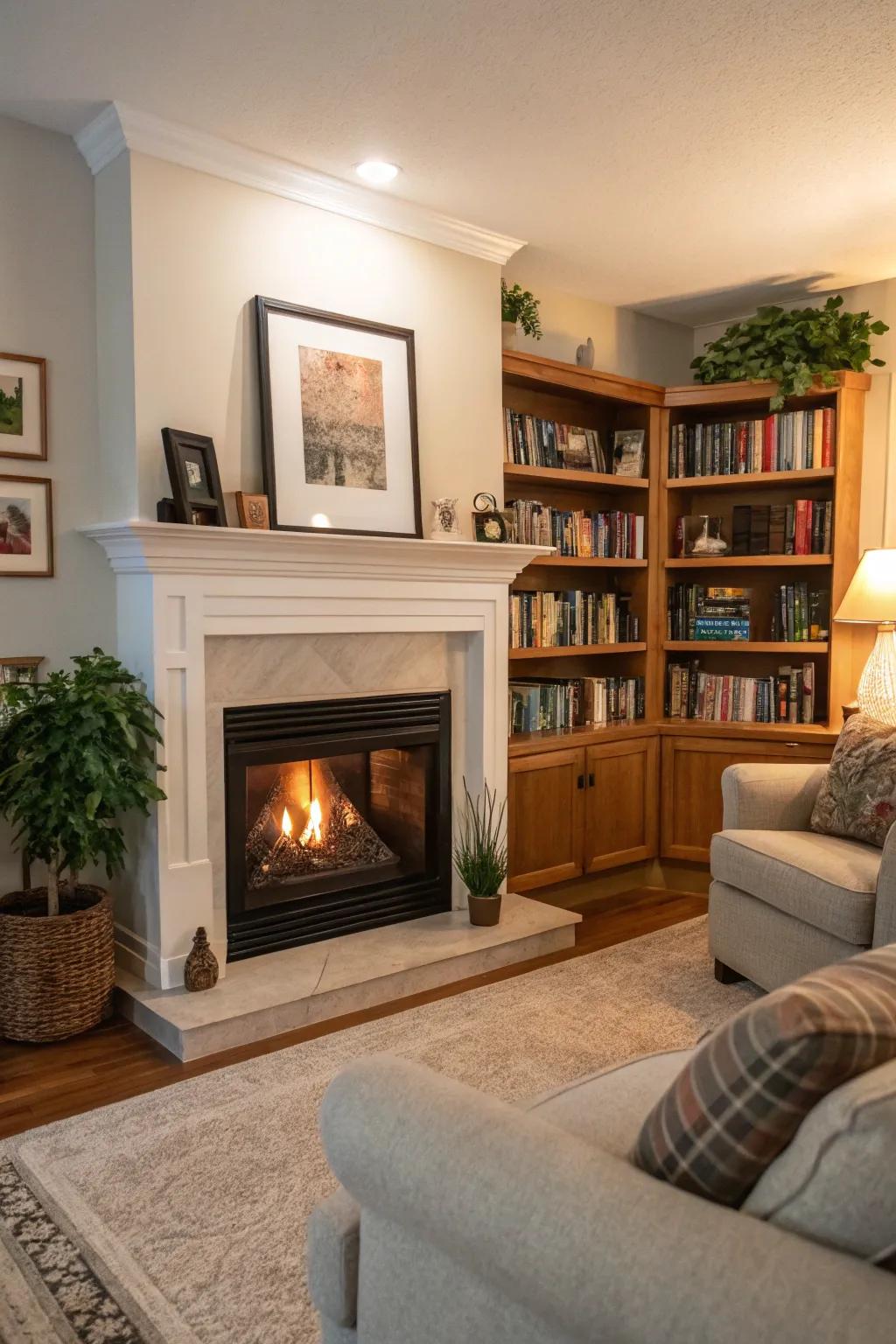 Fireplaces for corners are a smart choice for maximizing space.