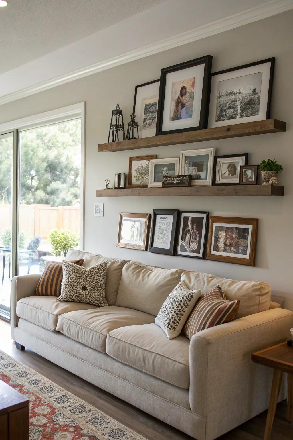 Individualized displays infuse a personal dimension into your decor.