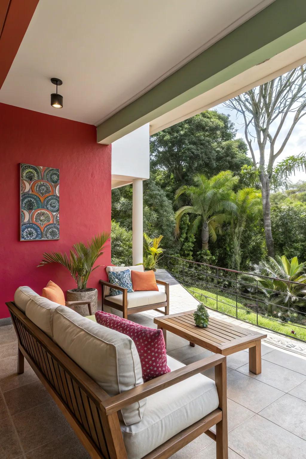 Create an amazing statement with an outstanding accent surface.