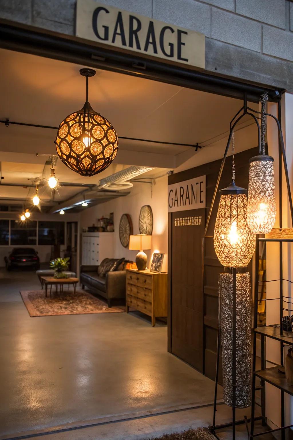 Decorative illumination elements infuse both style and function.