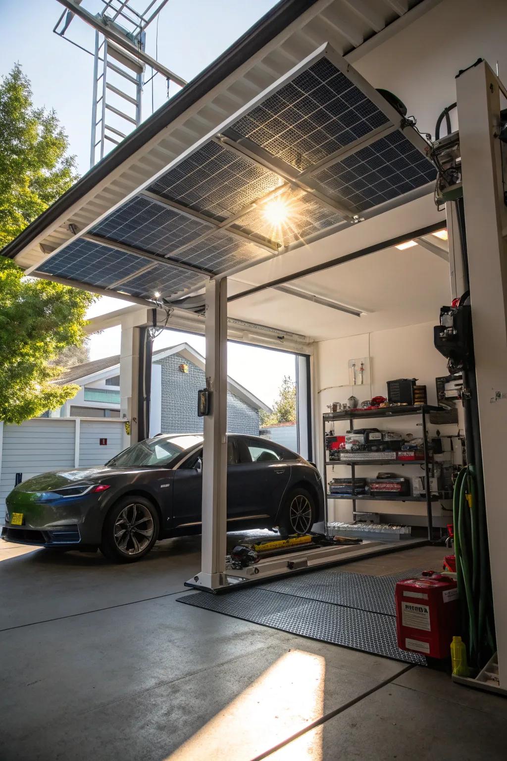 Eco-friendly lifts offer sustainable solutions for modern garages.