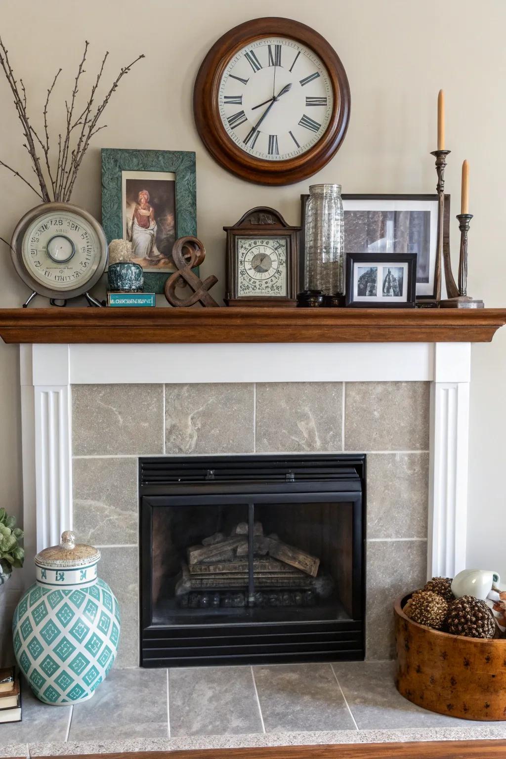 Display yourself through varied finds.