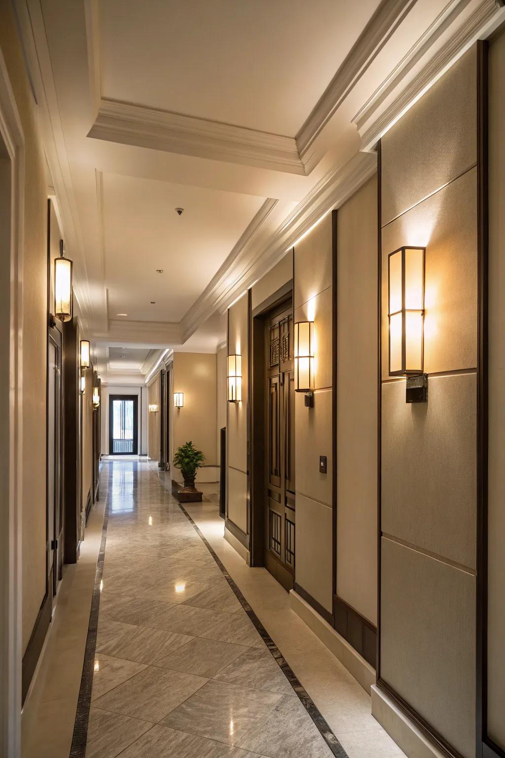 Dimmer switches give you versatile radiance features.