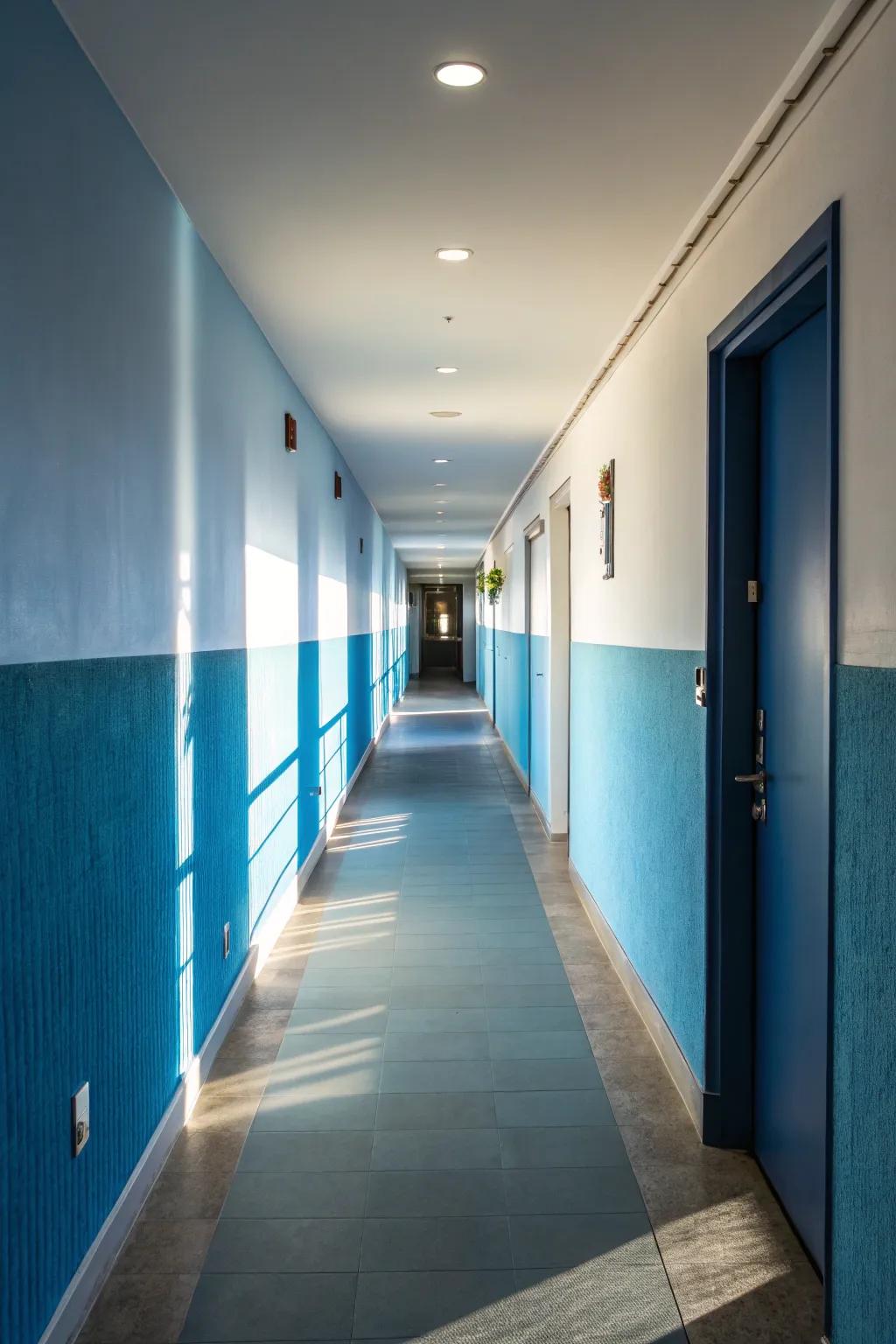 A progressive effect introduces movement and fluidity to your entrance hall.
