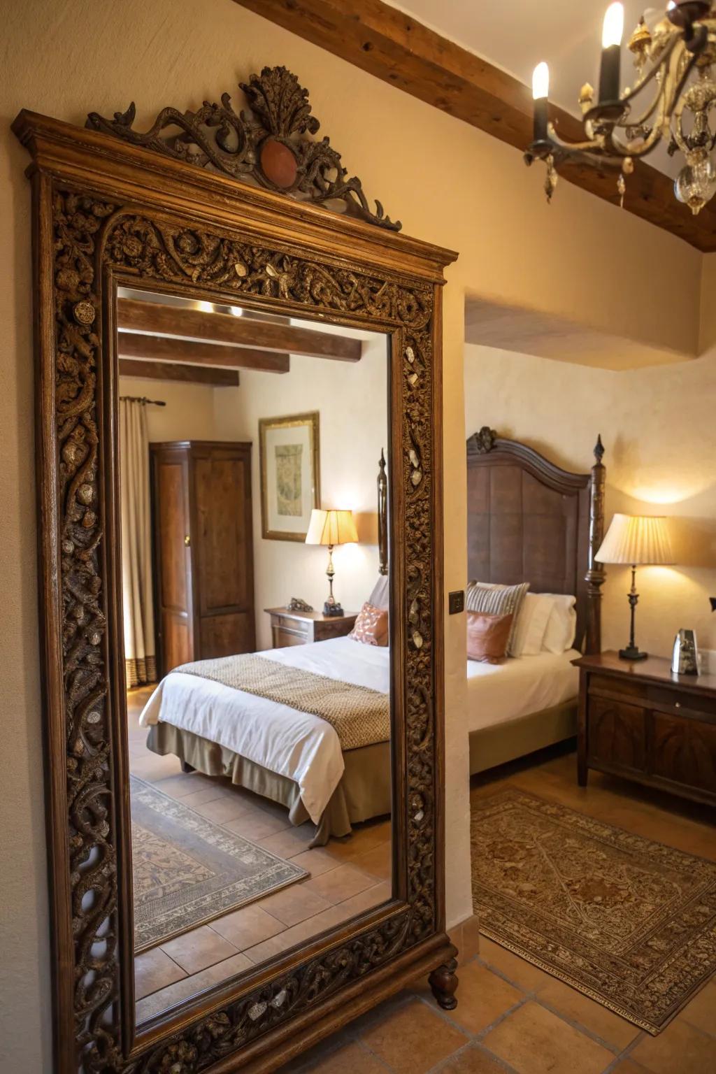 Antiquated reflectors reflect illumination and enigma.