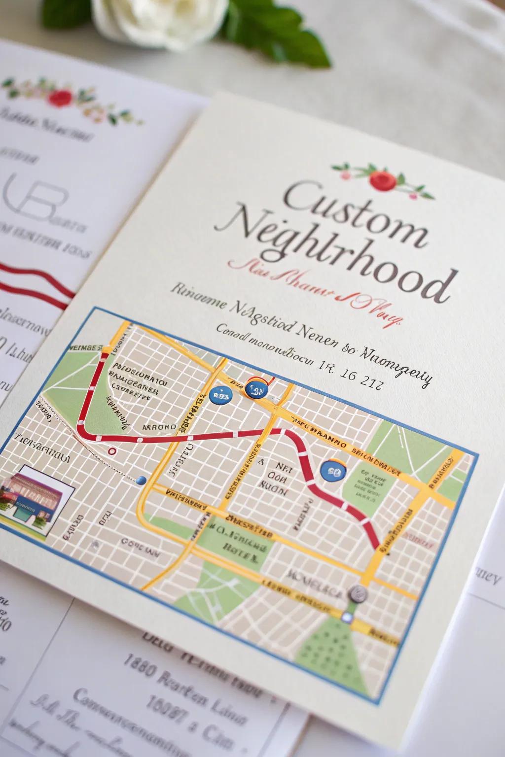 Customized area maps guarantee attendees locate your residence effortlessly.