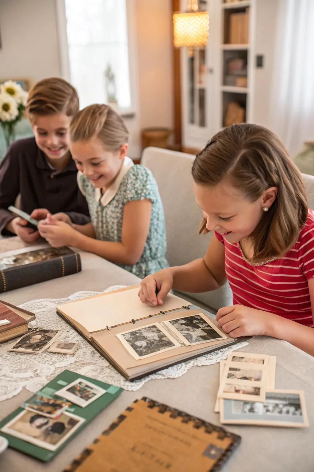 A family picture journal is a creative way to capture and treasure memories.