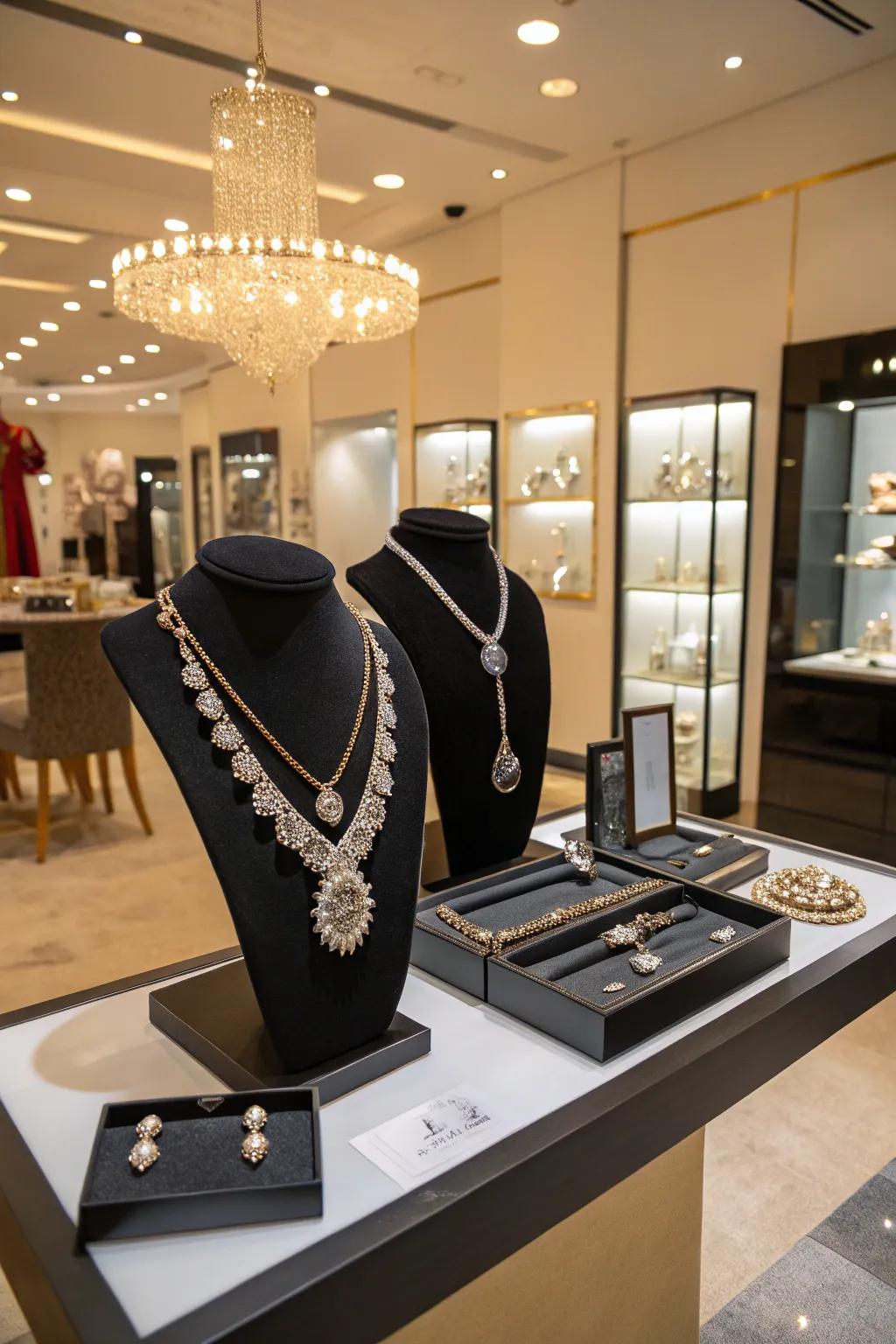 Design personalized displays that reflect your boutique's distinctive identity.