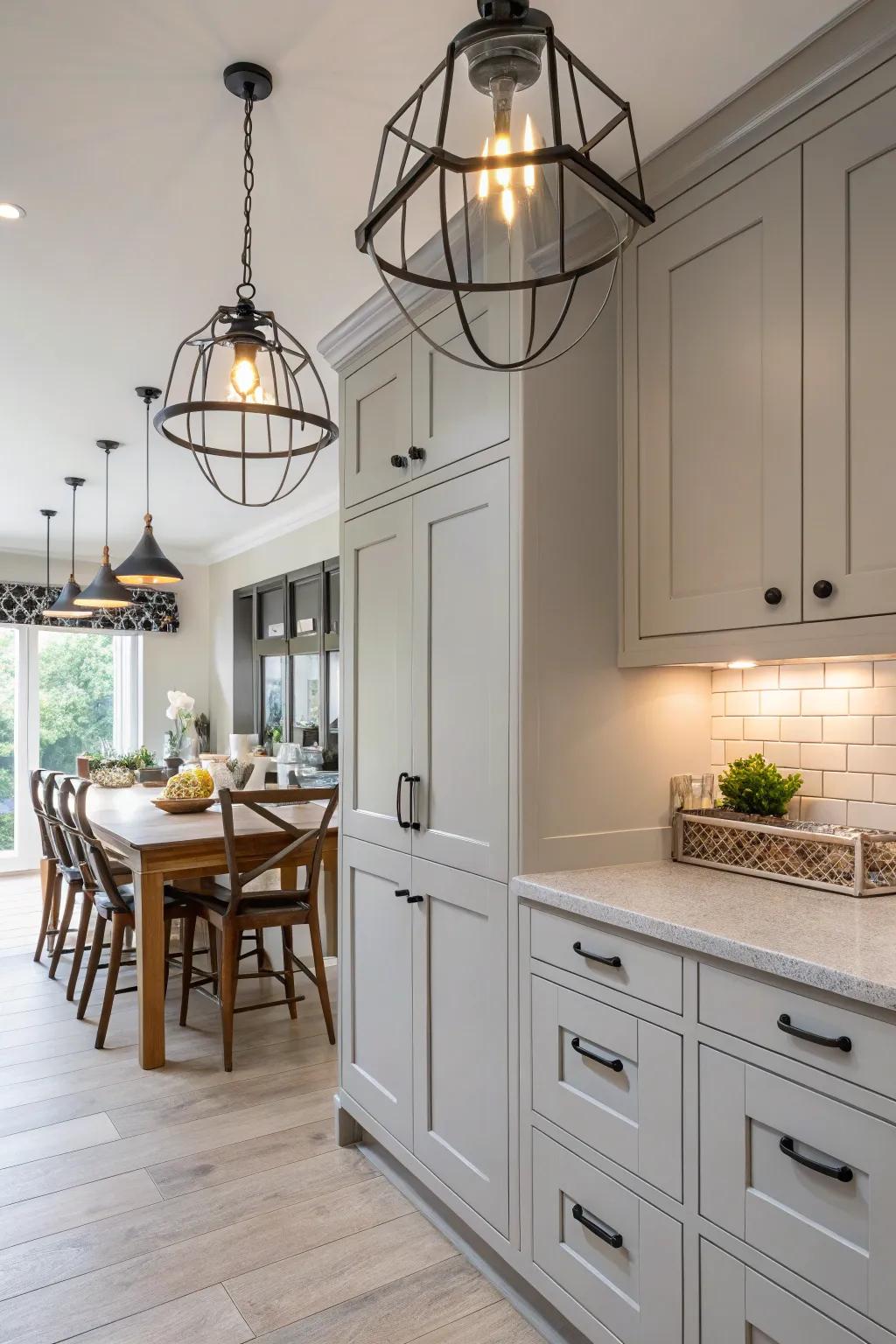 Bold illumination appends drama and commands attention.