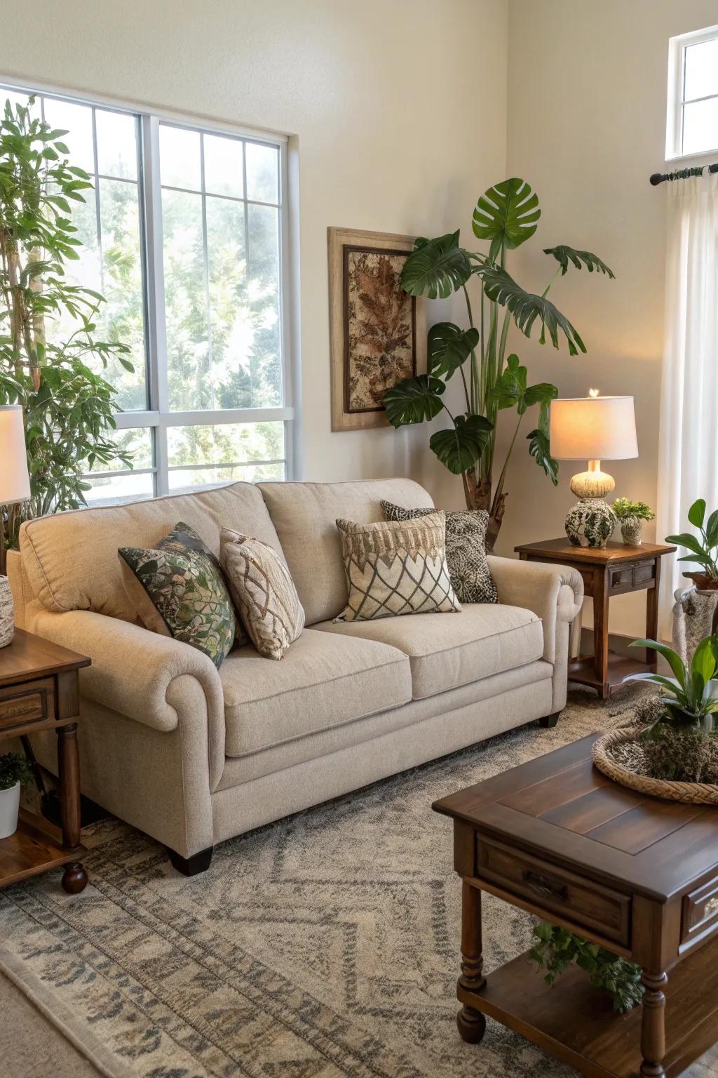 Complementary decor that enhances function and style.